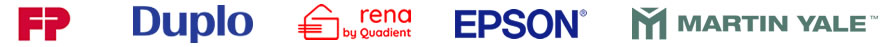 Featured manufacturers: FP, Duplo, Rena by Quadient, Epson, Martin Yale